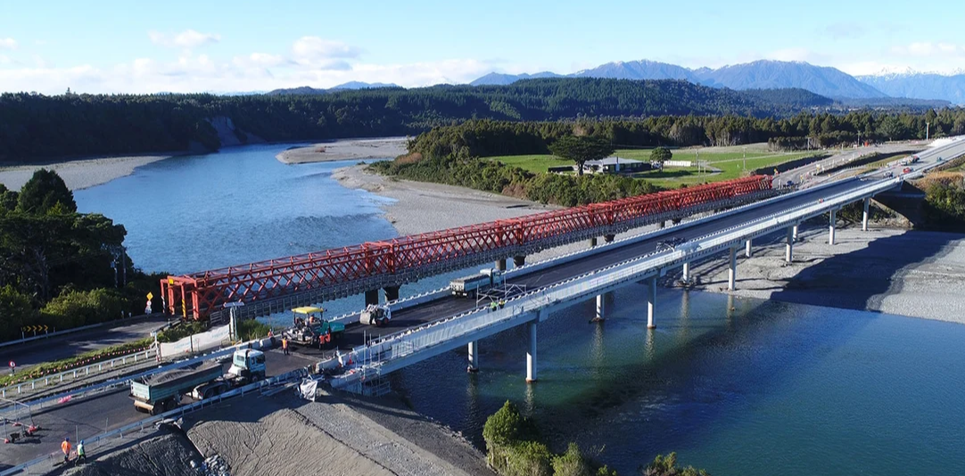 Fulton Hogan  Juno Legal Taramakau Bridge Greymouth